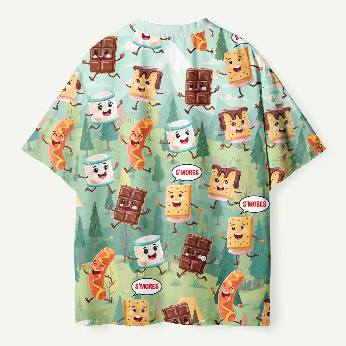 Stay Toasty S'mores Chocolate Camping Premium Eco Tee