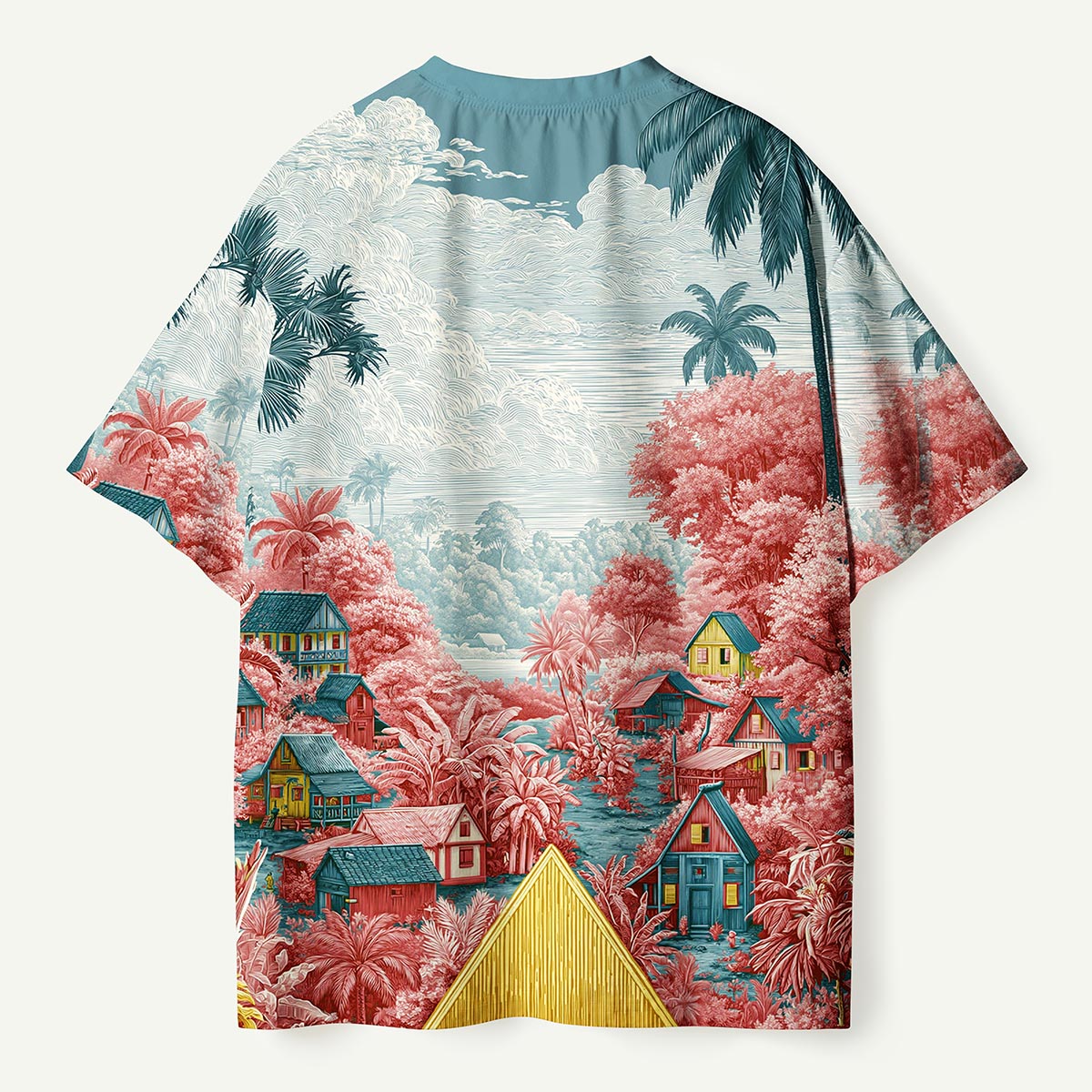 Coral Haven Tropical Village Premium Eco Tee