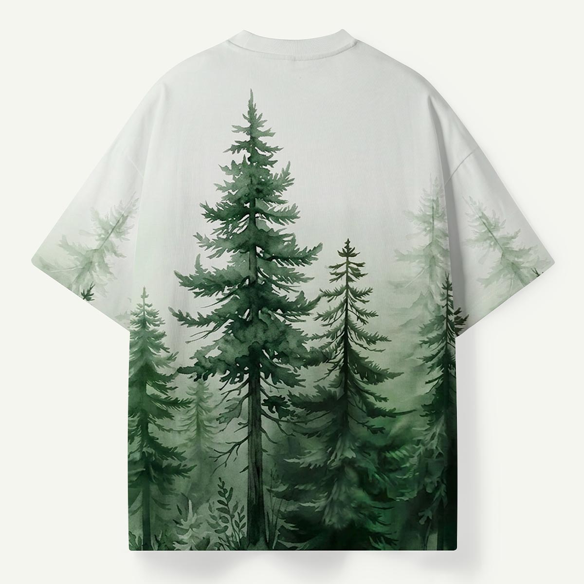 Misty Evergreen Watercolor Premium Eco Tee
