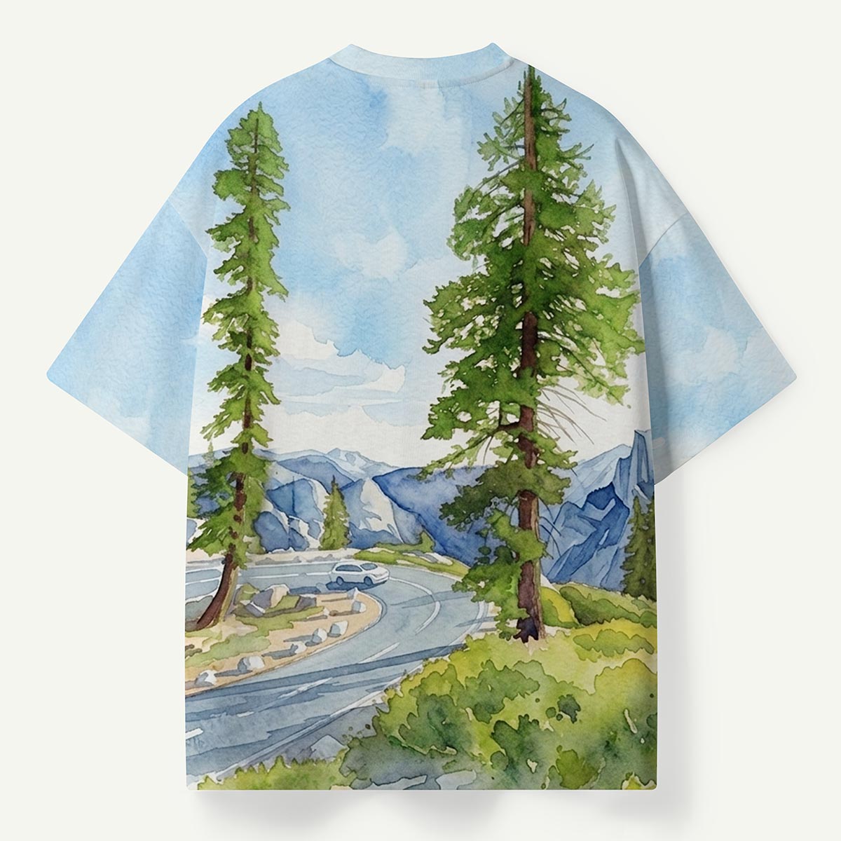 Yosemite National Park Mountain Road Premium Eco Tee