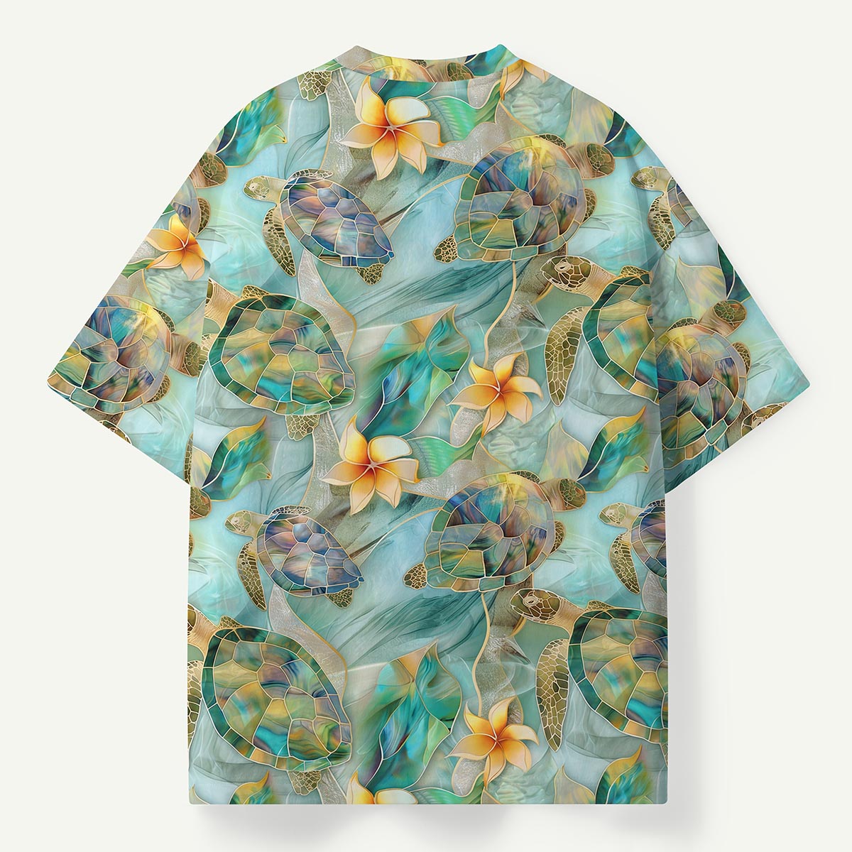Sea Turtle and Flower Premium Eco Tee