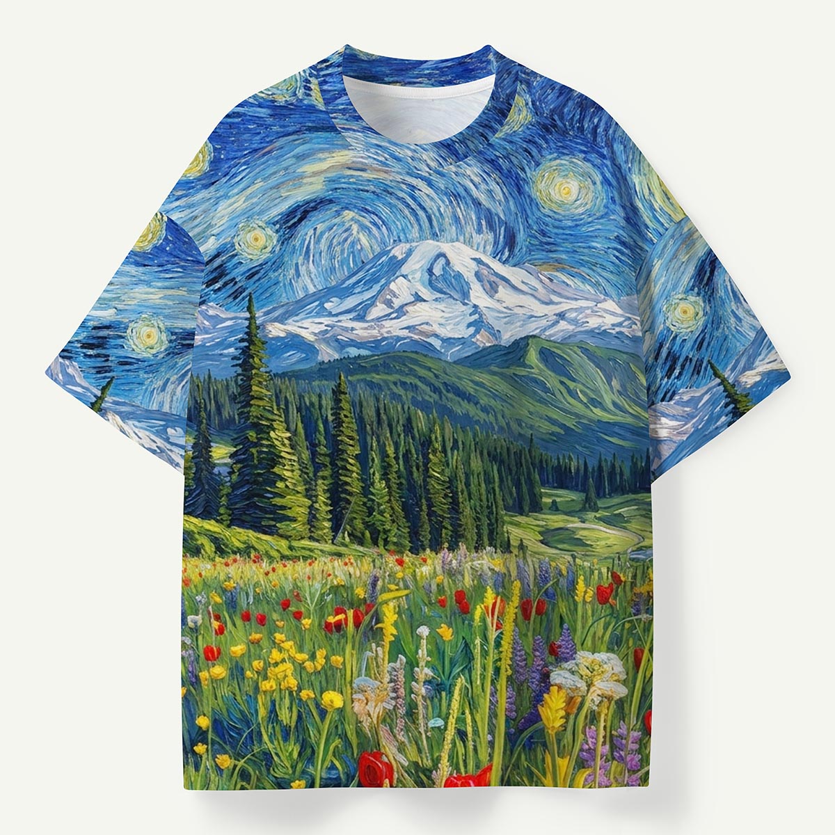 Starry Mountain Meadow Premium Eco Tee