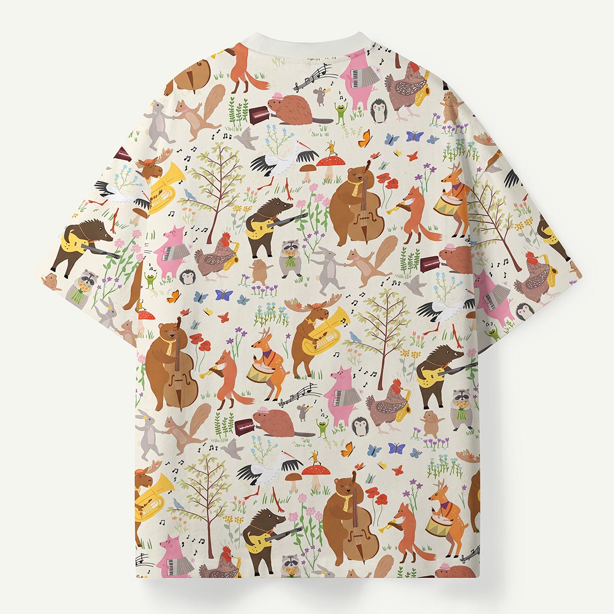 Woodland Animal Band Premium Eco Tee