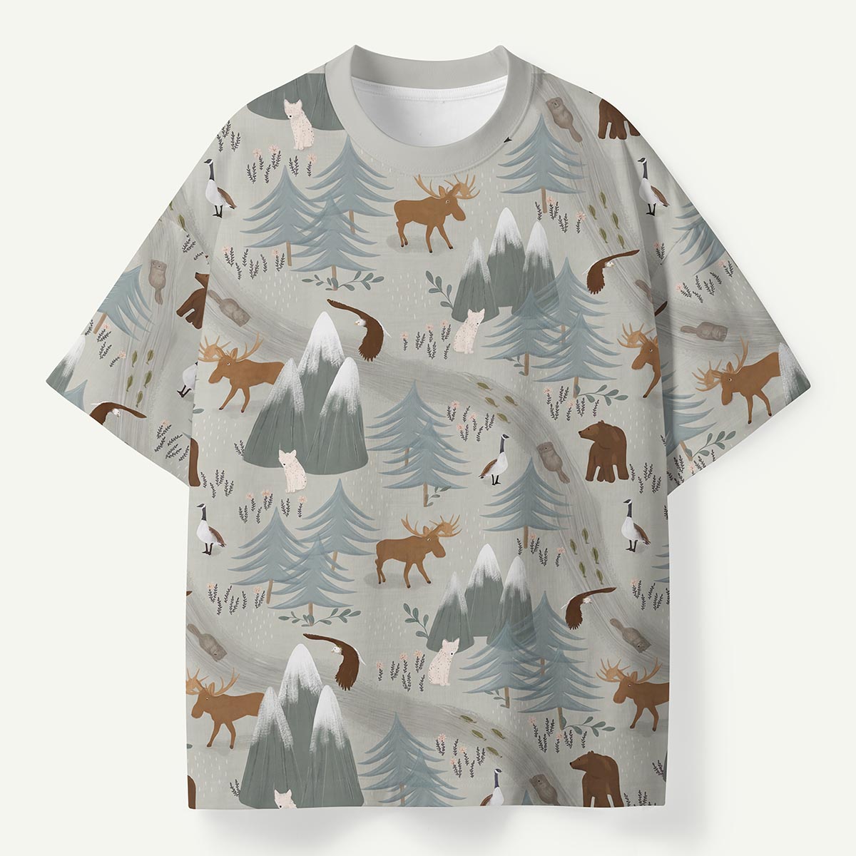 Wildlife and Mountain National Parks Premium Eco Tee