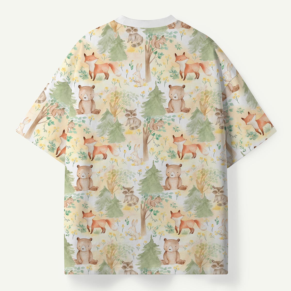Woodland Animals and Trees Premium Eco Tee