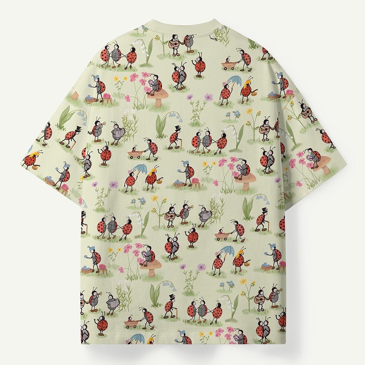 Ladybug and Flower Premium Eco Tee