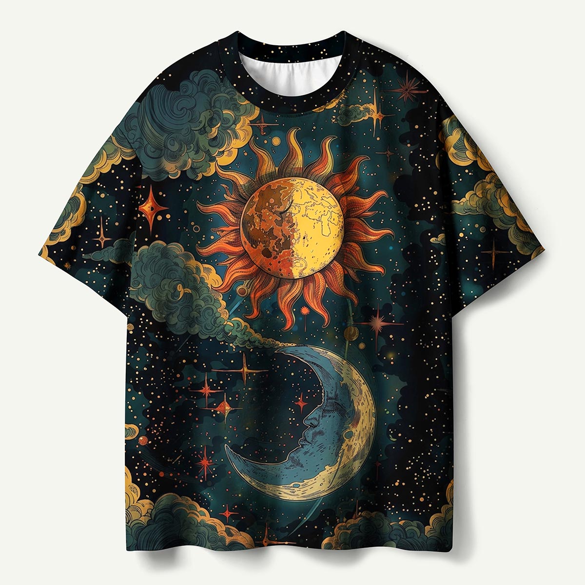 Sun and Moon Celestial Night Premium Eco Tee