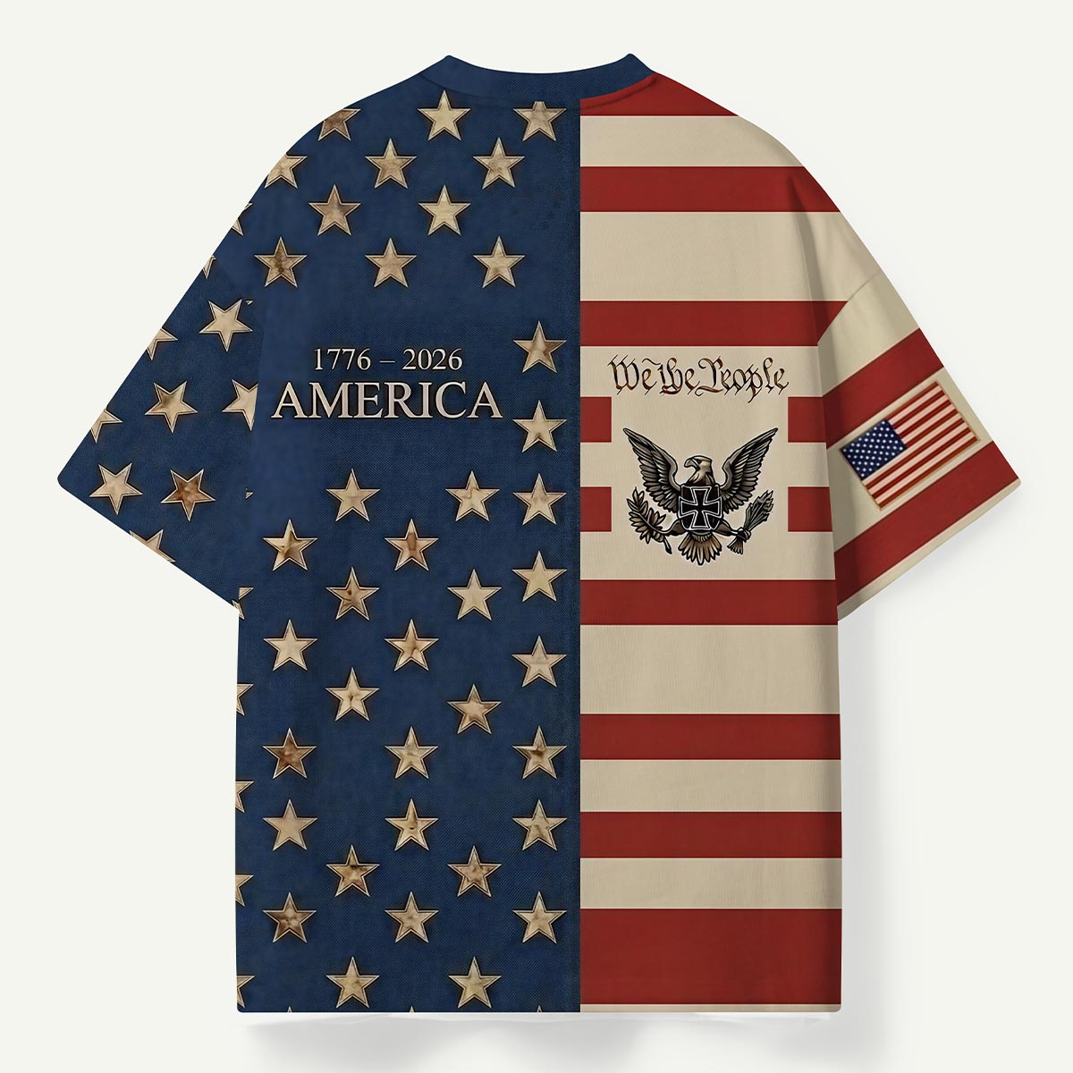 America 1776‑2026 Flag Eagle Premium Eco Tee