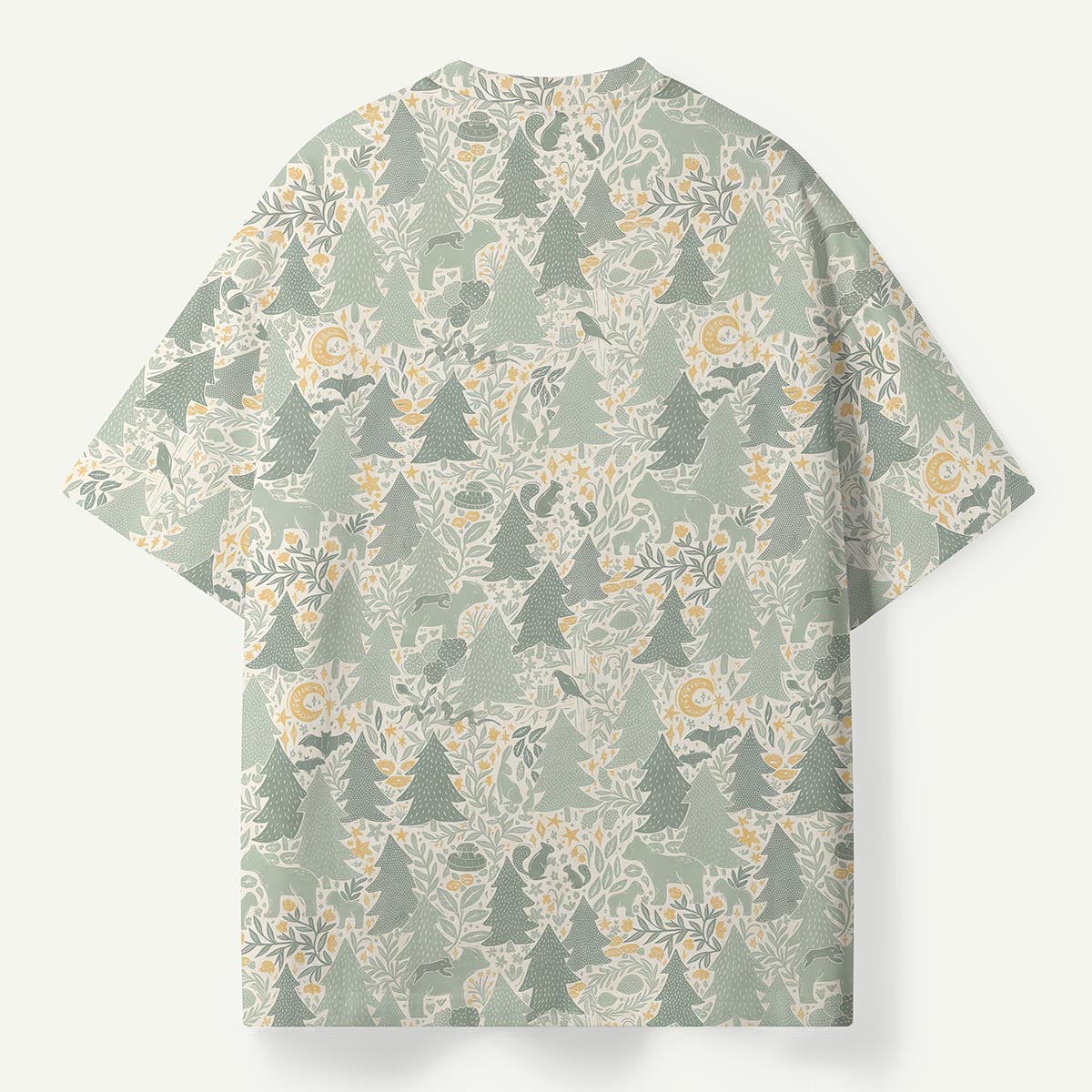 Woodland Animal All-Over Print Eco T-Shirt