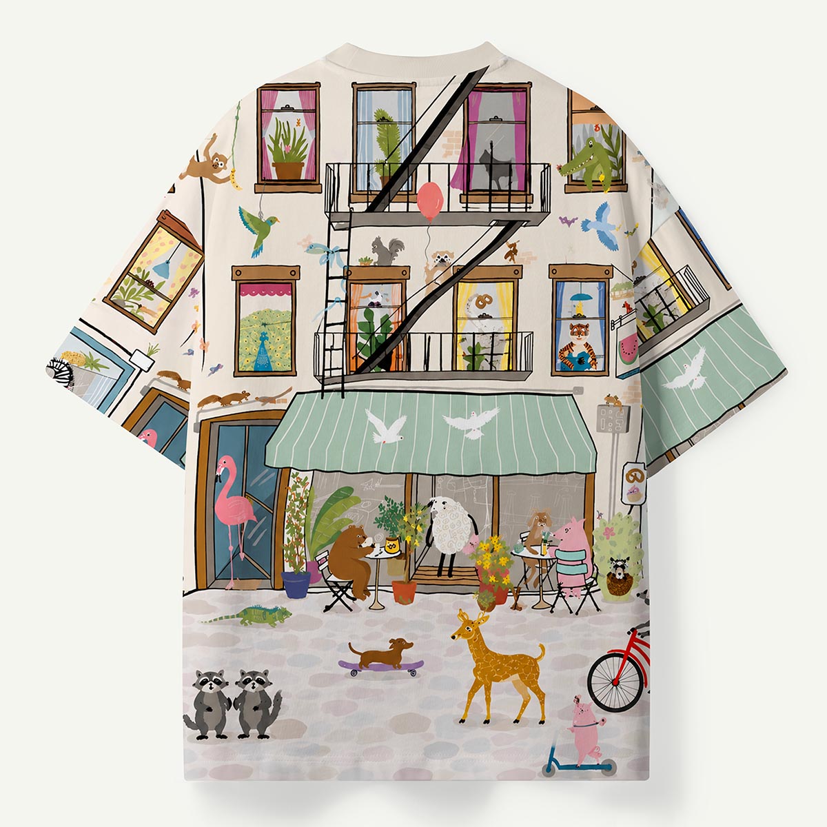 Animal City Life Apartment Premium Eco Tee
