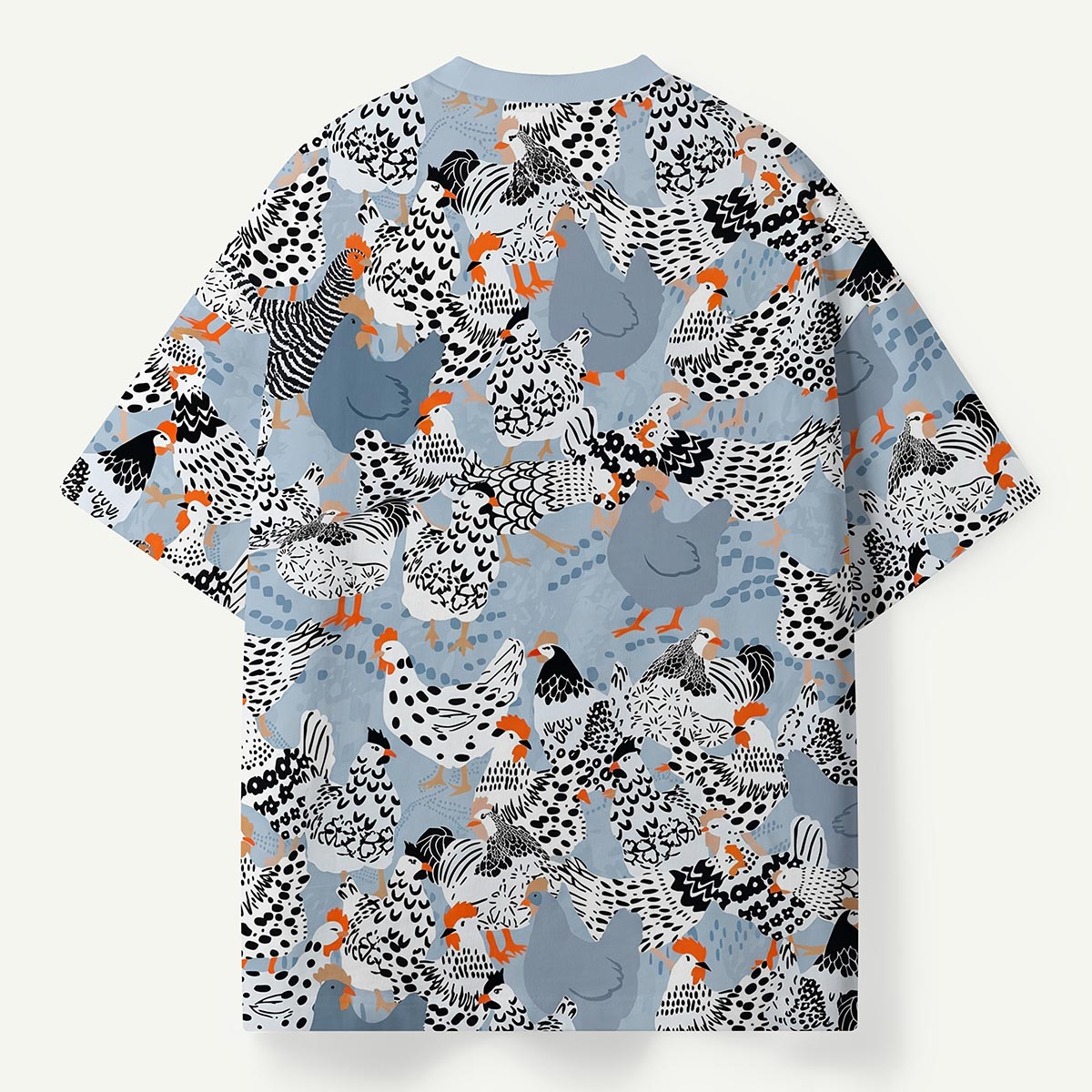 Polka Dot Hen and Chicken Premium Eco Tee