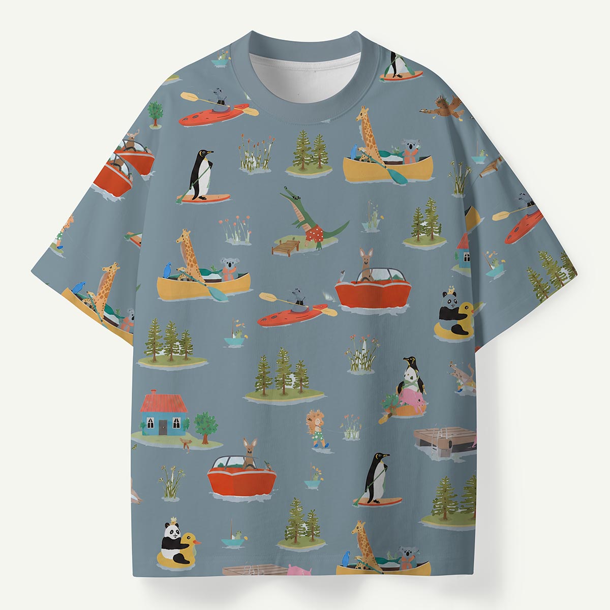 Animals Water Sports Adventure Premium Eco Tee