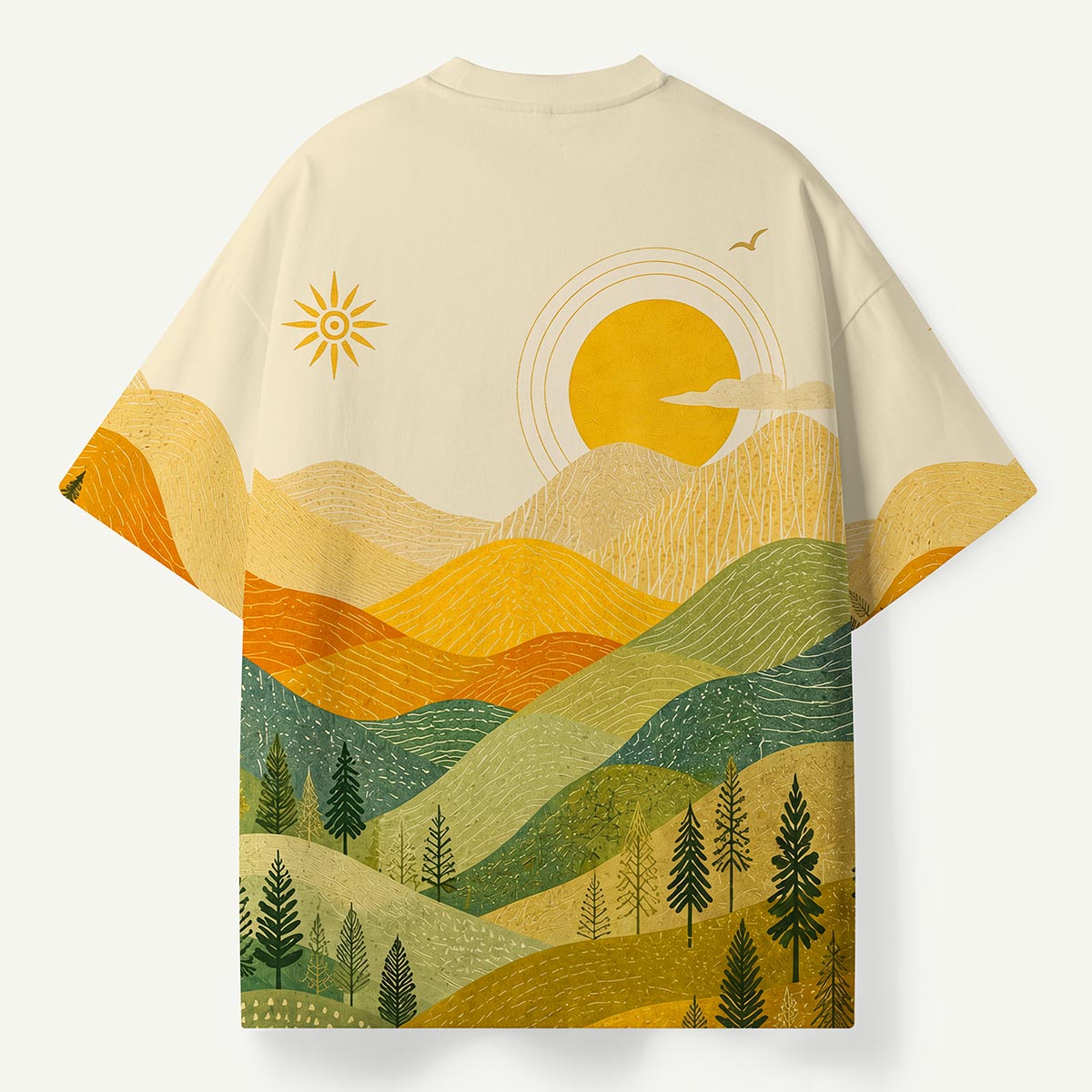 Layered Mountain Premium Eco Tee