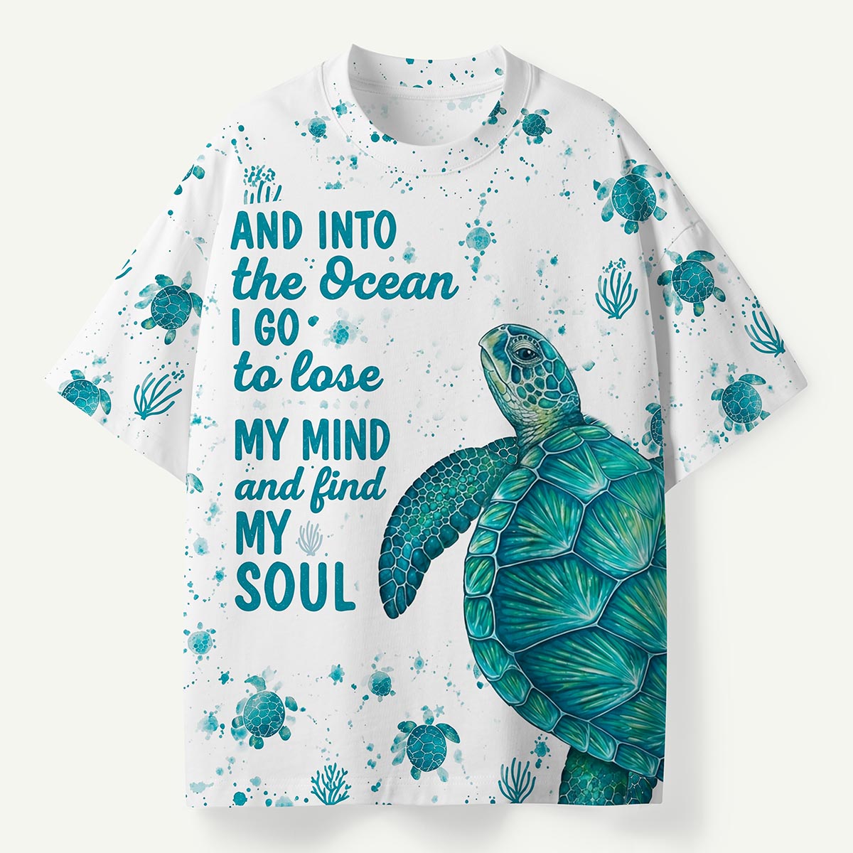 Sea Turtle Ocean Quote Premium Eco Tee