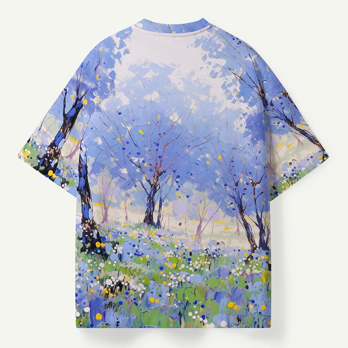 Blue Blossom Meadow Premium Eco Tee
