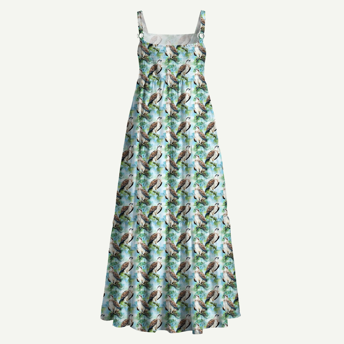 Osprey Straps Maxi Dress With Pocket