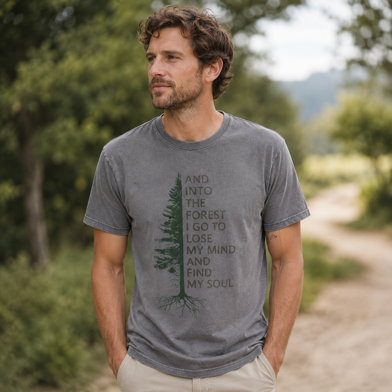 Into the Woods Washed T-Shirt
