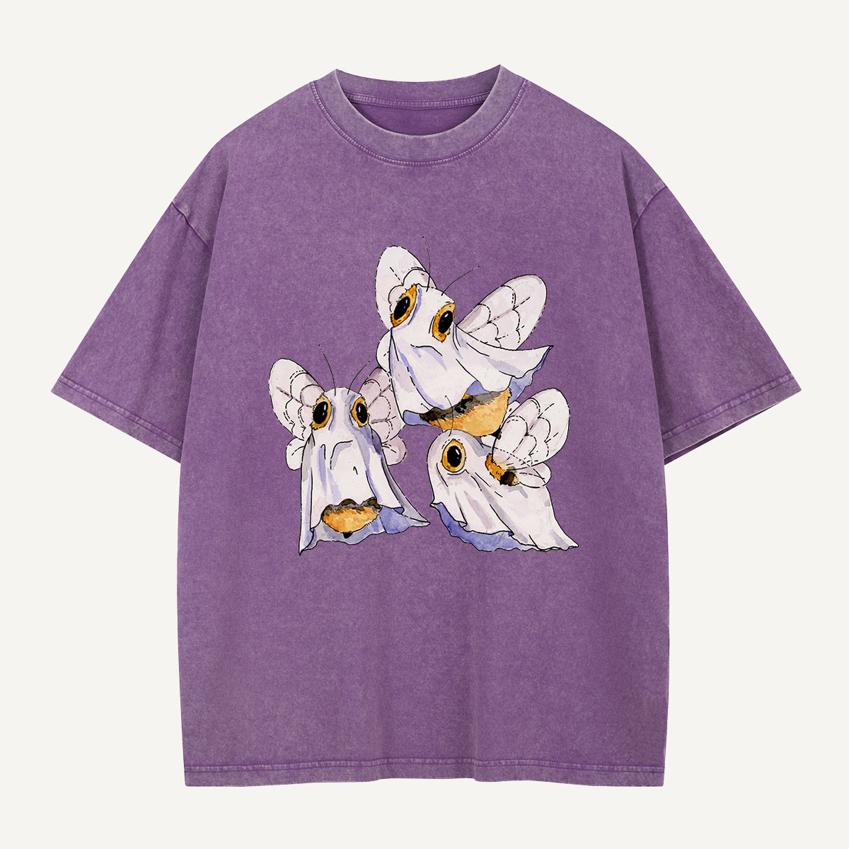 Moths Under the Sheets Washed T-Shirt