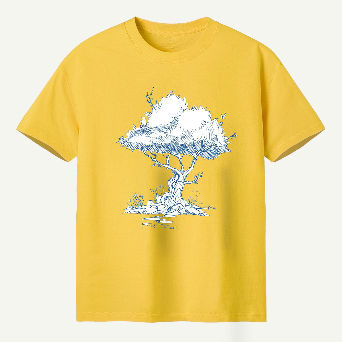 Wilderness Trail Map Line Art T-Shirt