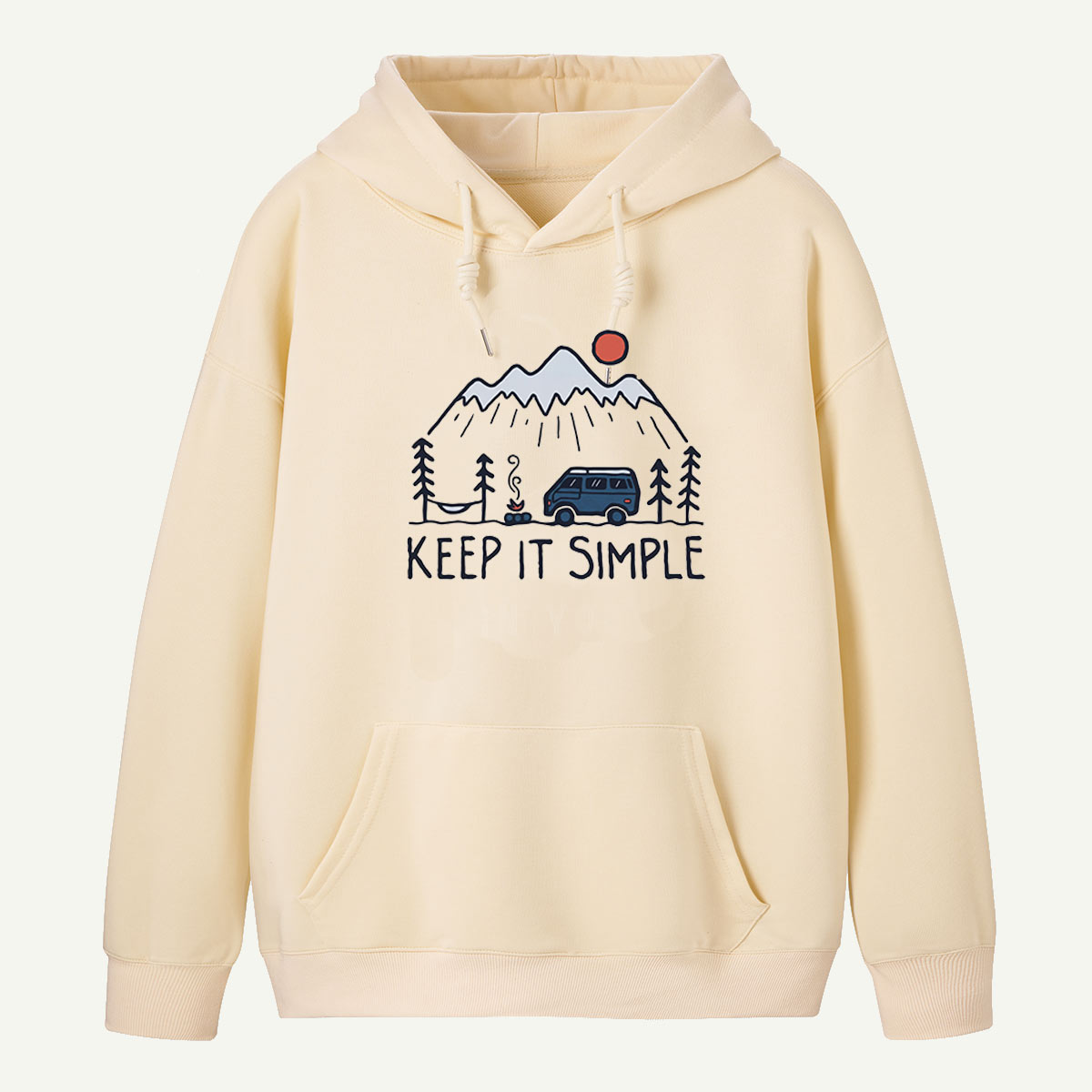 Keep It Simple Mountain Van Hoodie