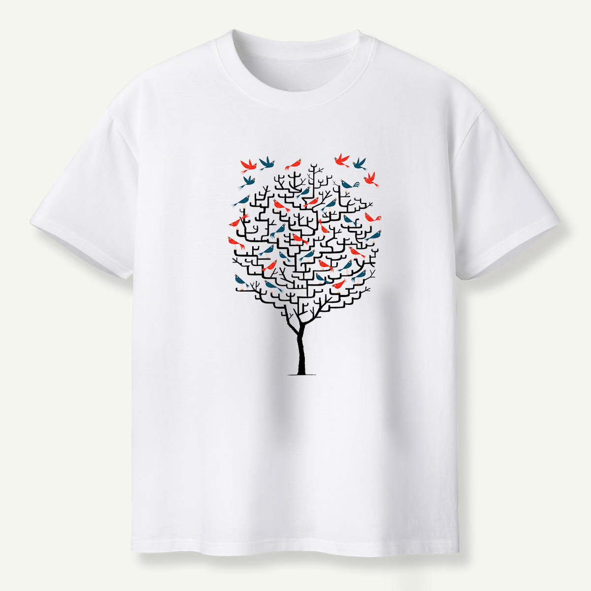 Birds Of Freedom Tree T-Shirt