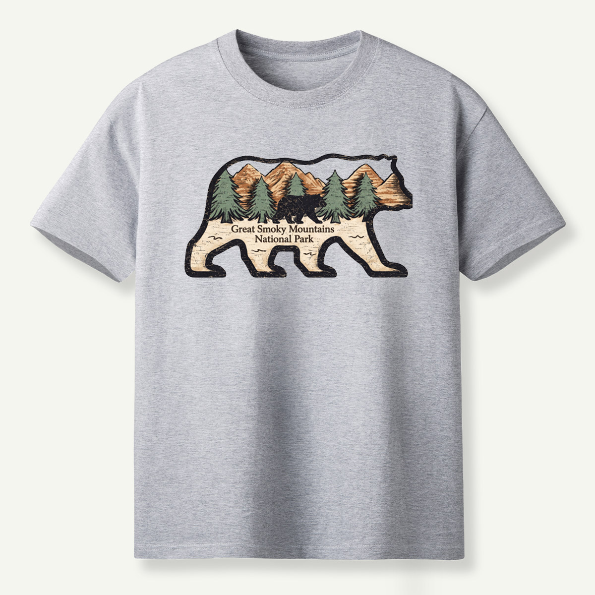 Great Smoky Mountains National Park Black Bear Forest T-Shirt