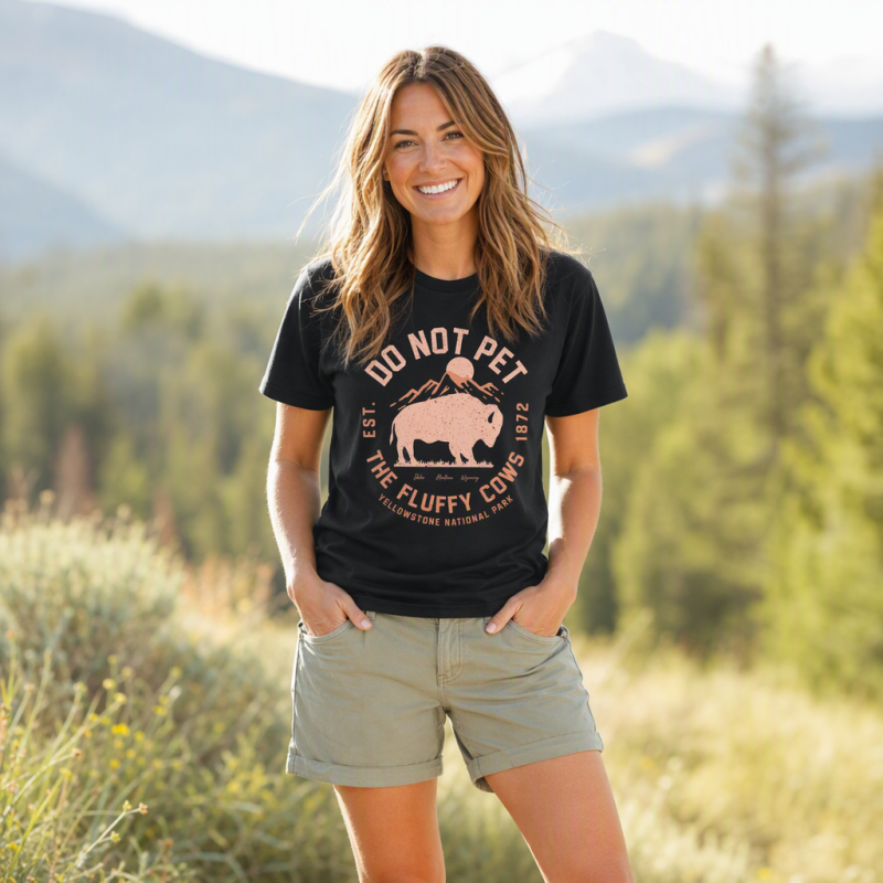 WILDLIFE, Mammals, bison T-Shirt
