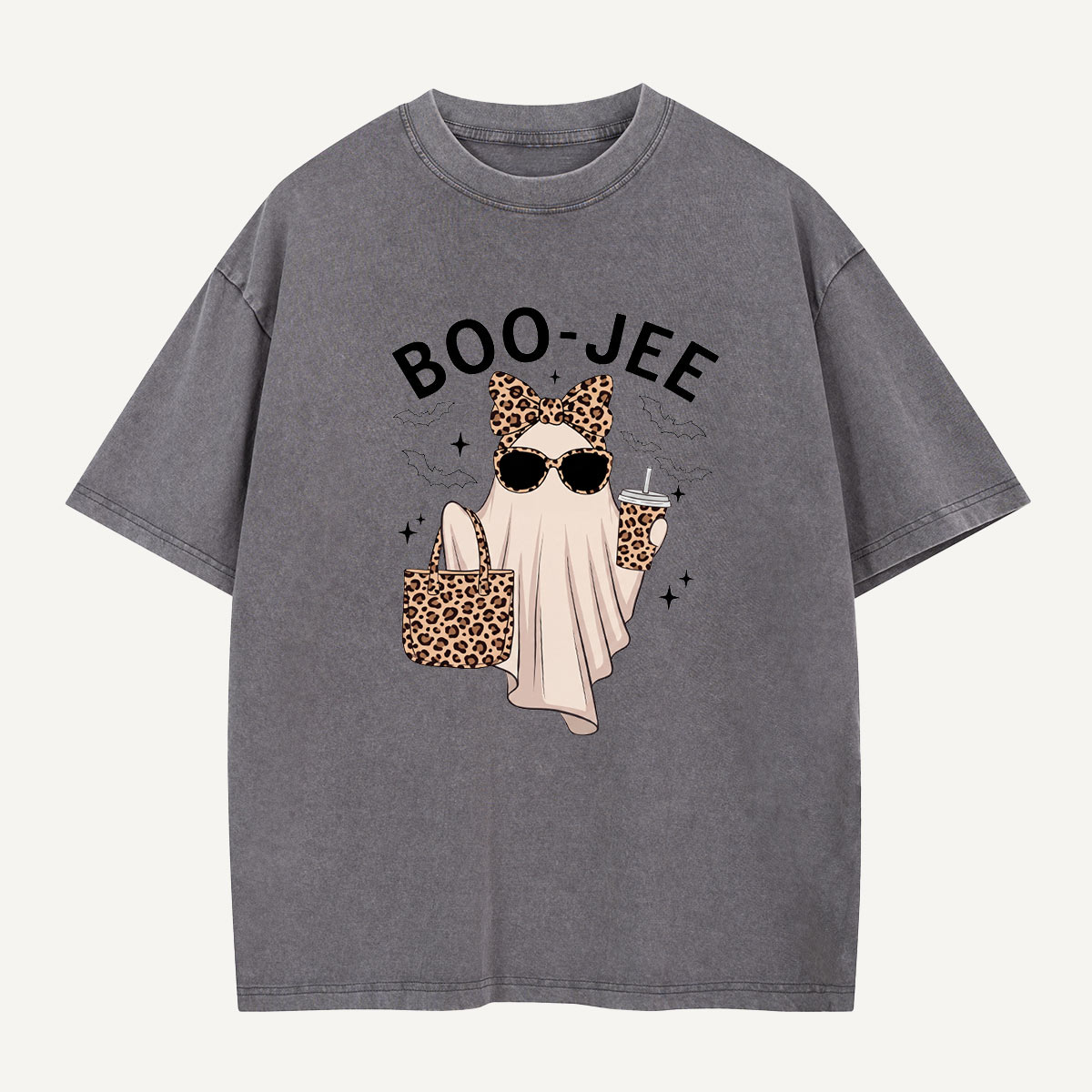 Boo-Jee Ghost Style Washed T-Shirt