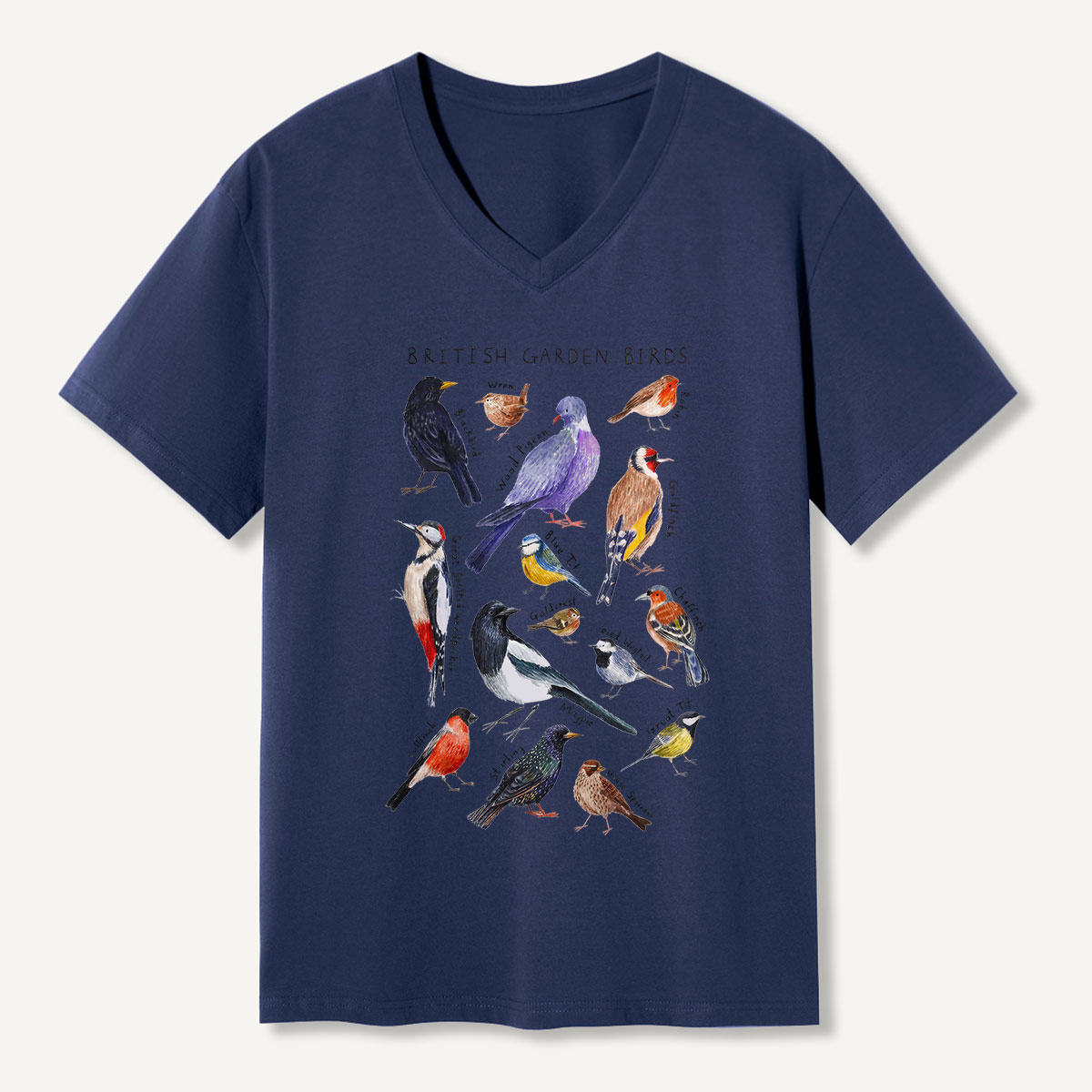 Botanical Garden Birds Wildlife Birdwatching V-neck T-Shirt