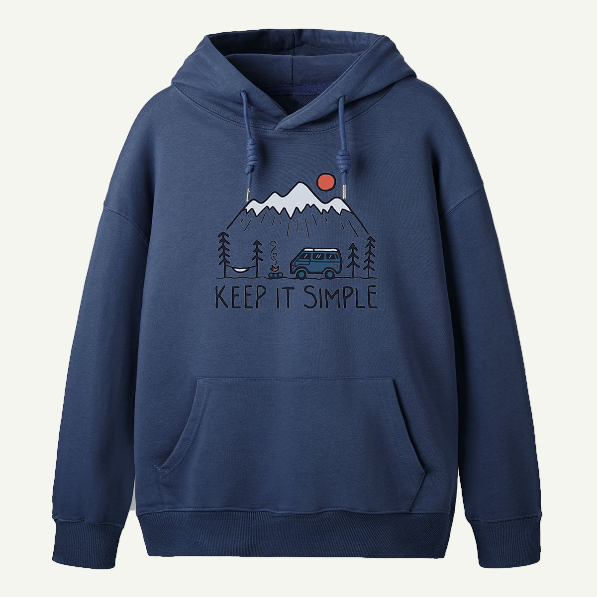 Keep It Simple Mountain Van Hoodie