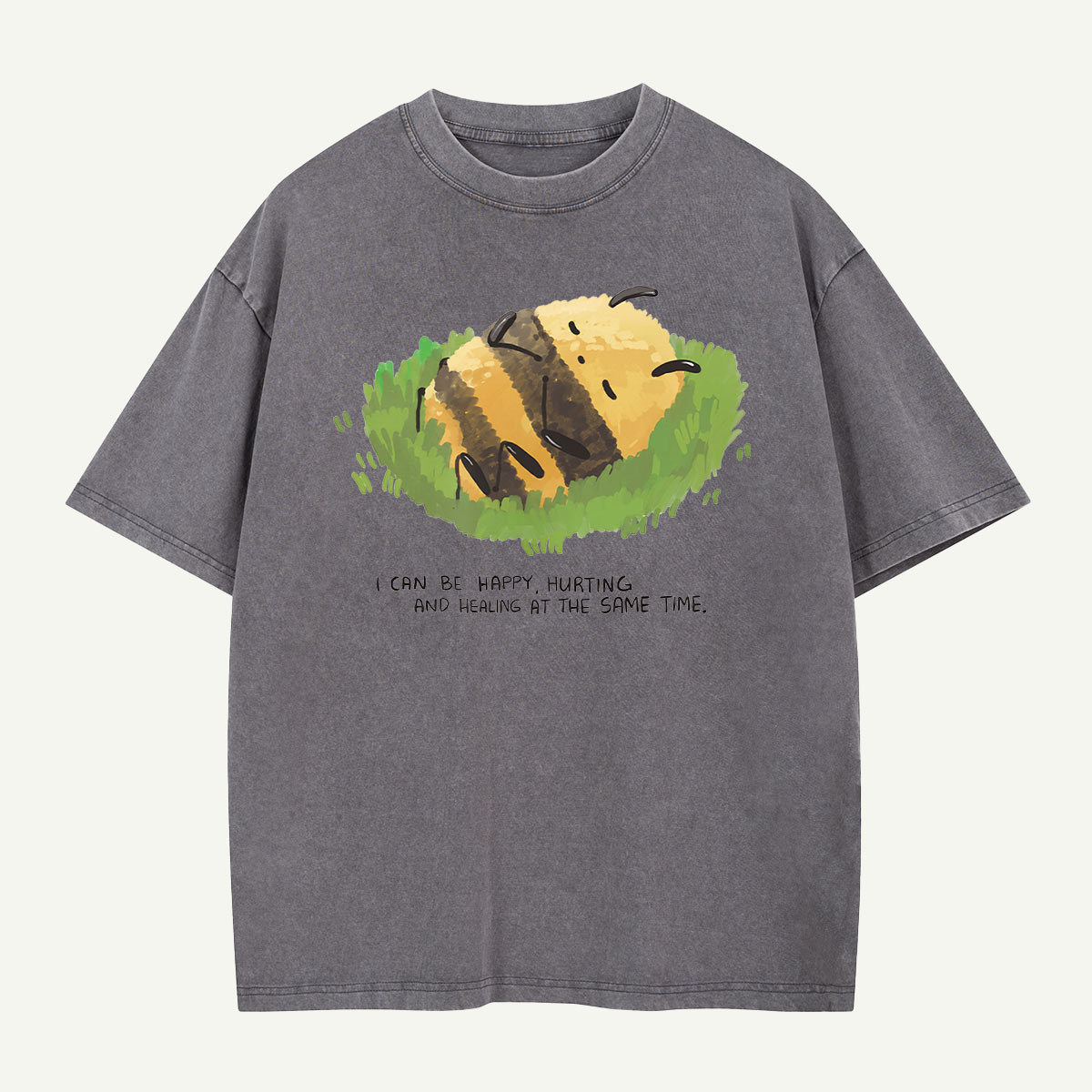 Healing One Buzz at a Time Washed T-Shirt