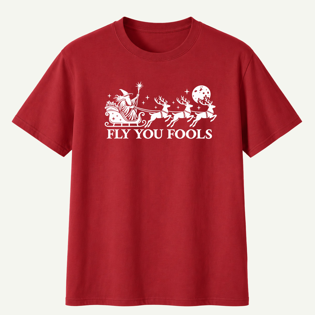 Fly You Fools Christmas Sleigh T-Shirt