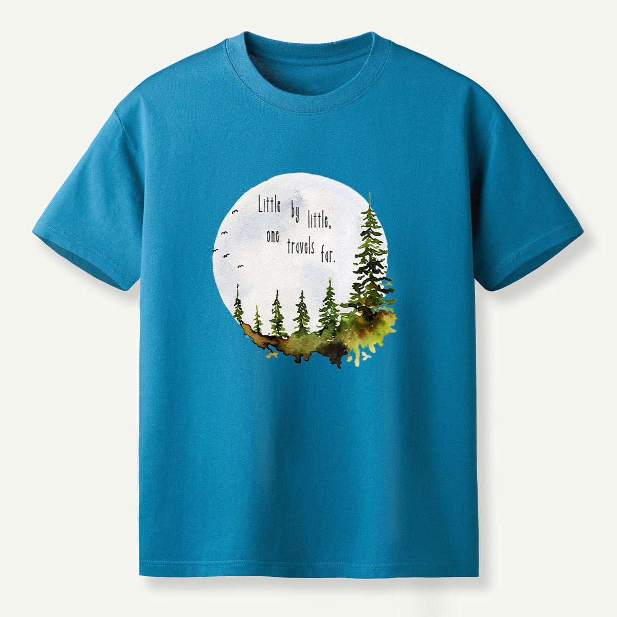 Life Is Better In The Woods Forest Circle T-Shirt