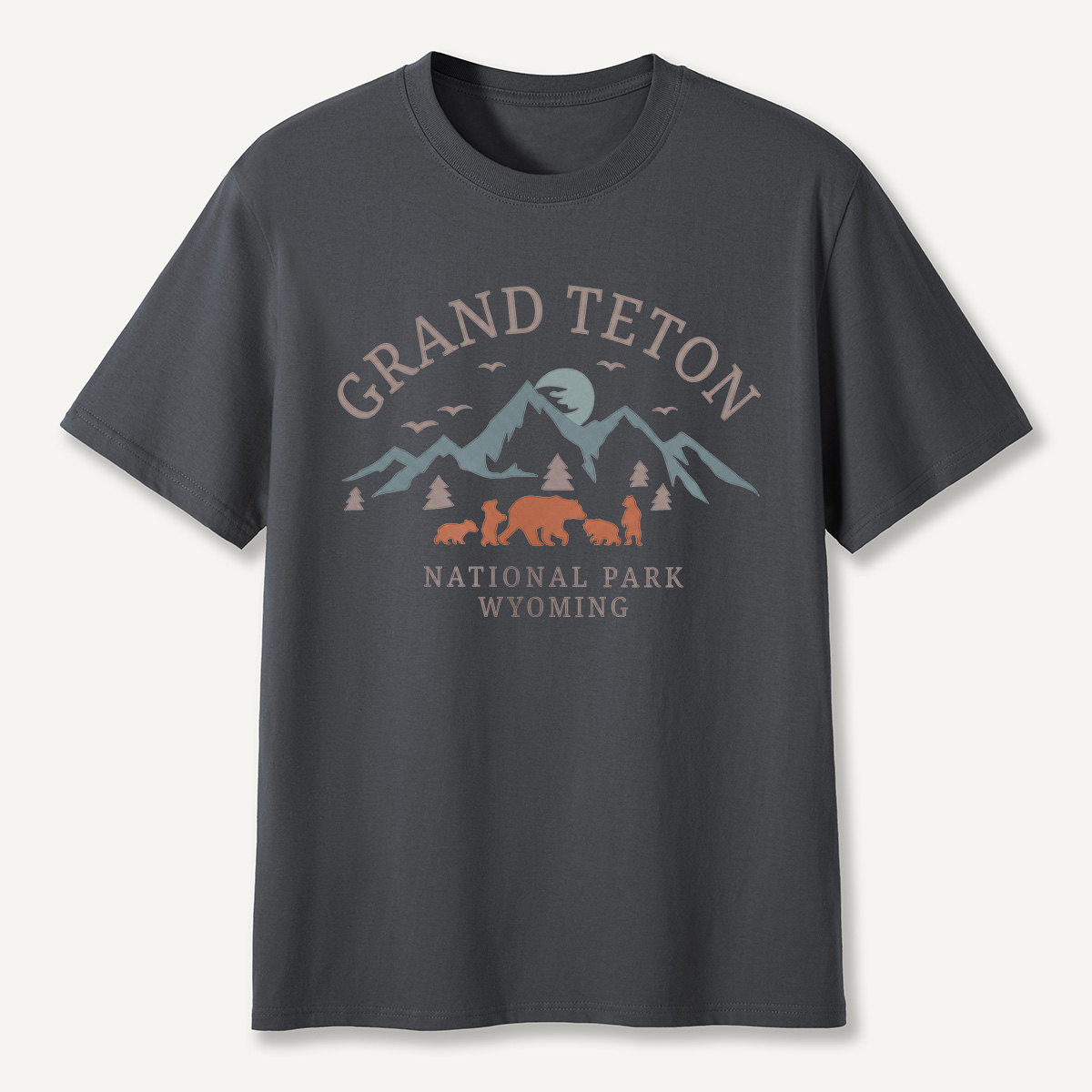 Grand Te ton National Park Wildlife Scene T-Shirt