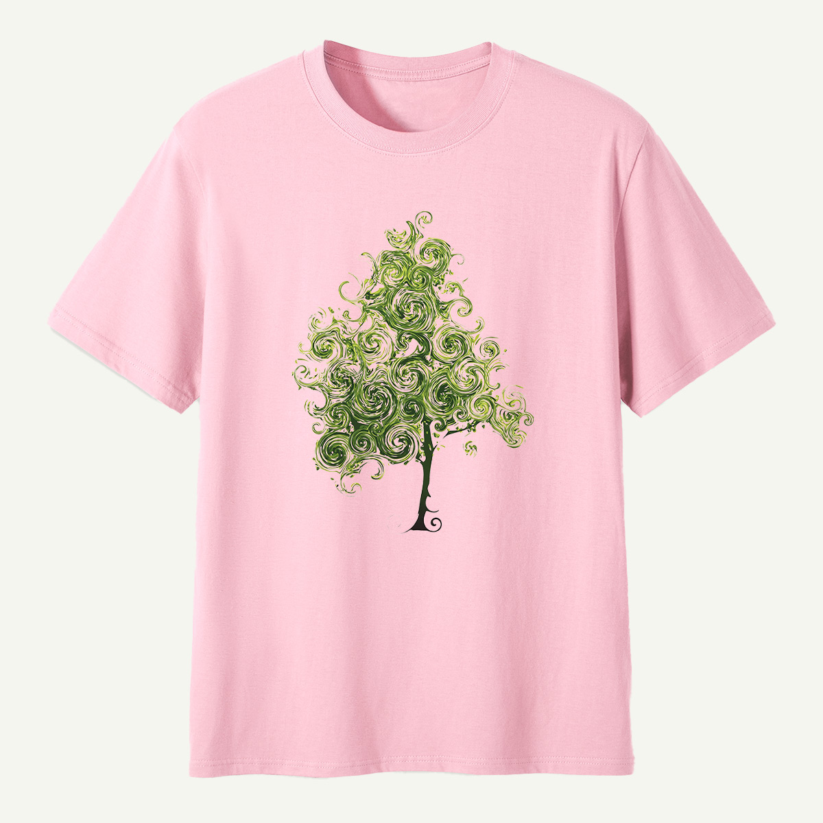 Whimsical Spiral Tree T-Shirt