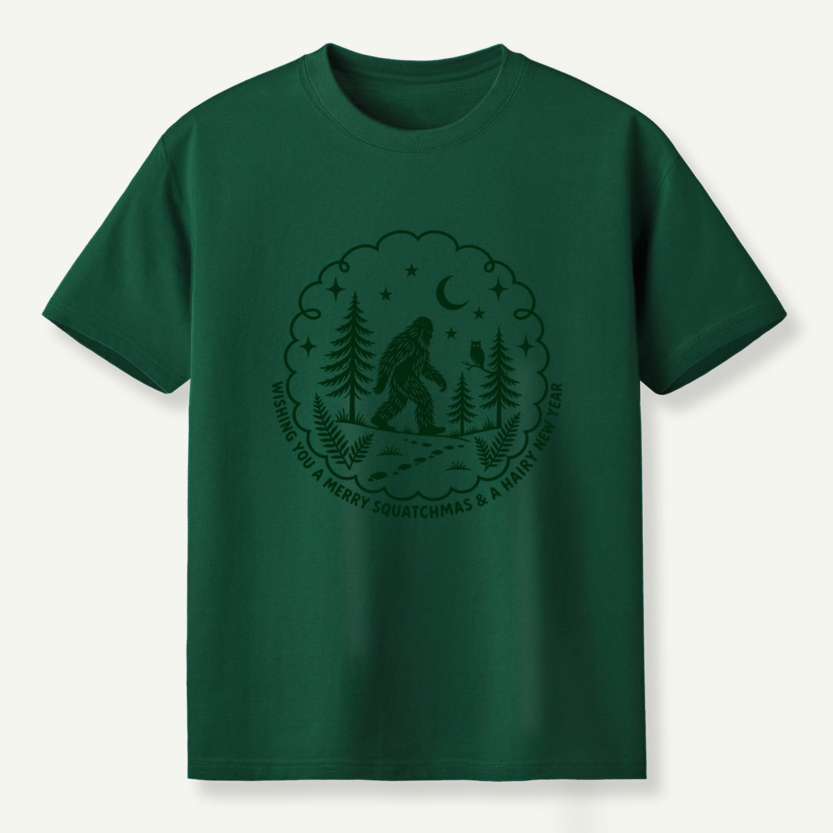 Wishing You A Merry Squatchmas And A Hairy New Year T-Shirt