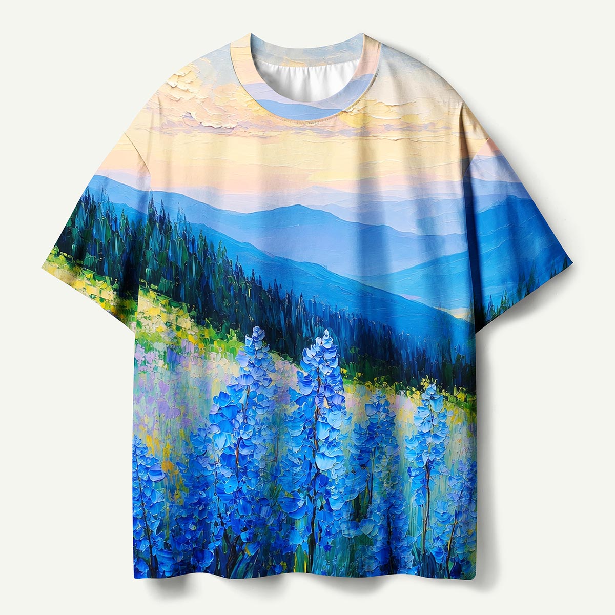 Blue Meadow Mountain Premium Eco Tee