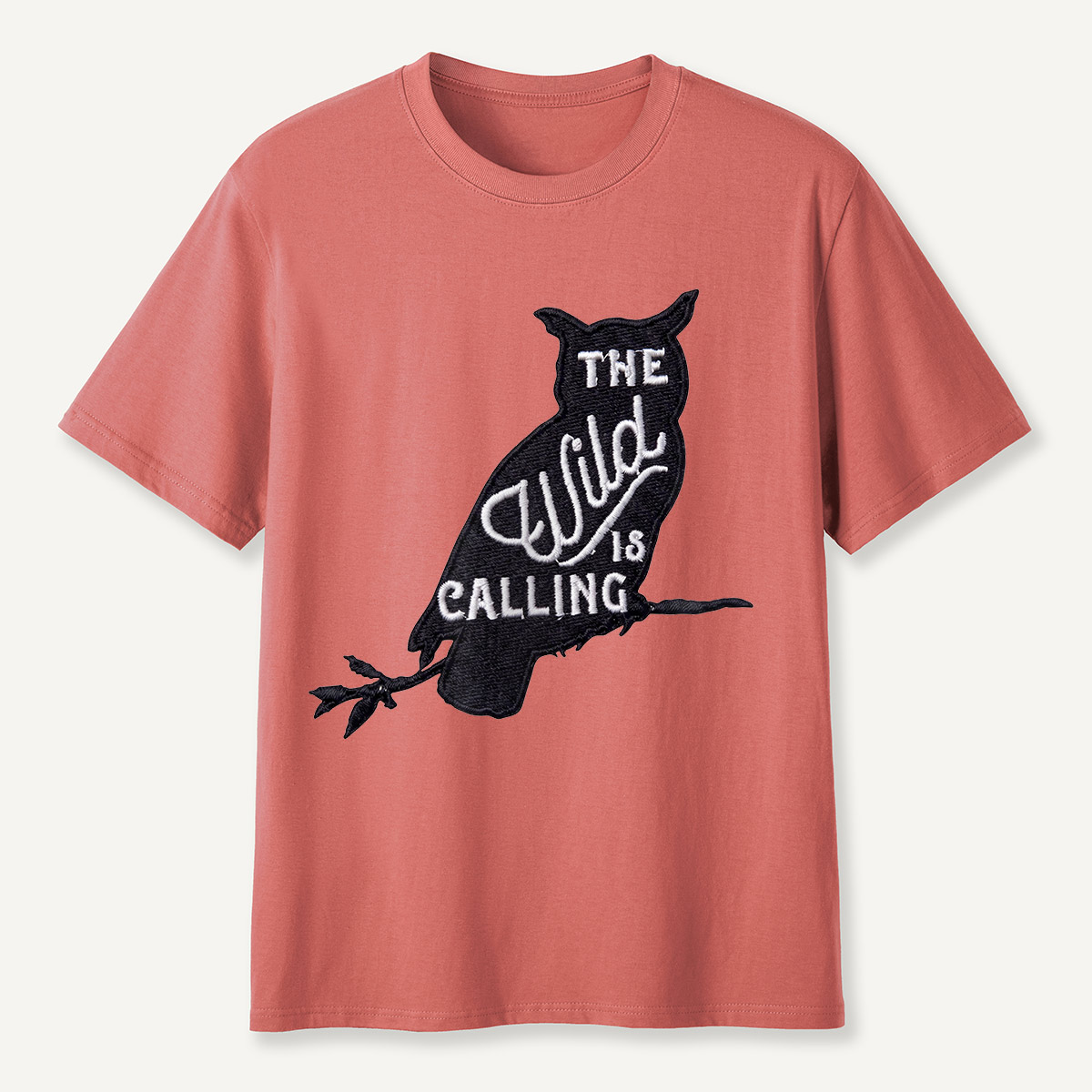 The Wild Is Calling Owl Silhouette T-Shirt