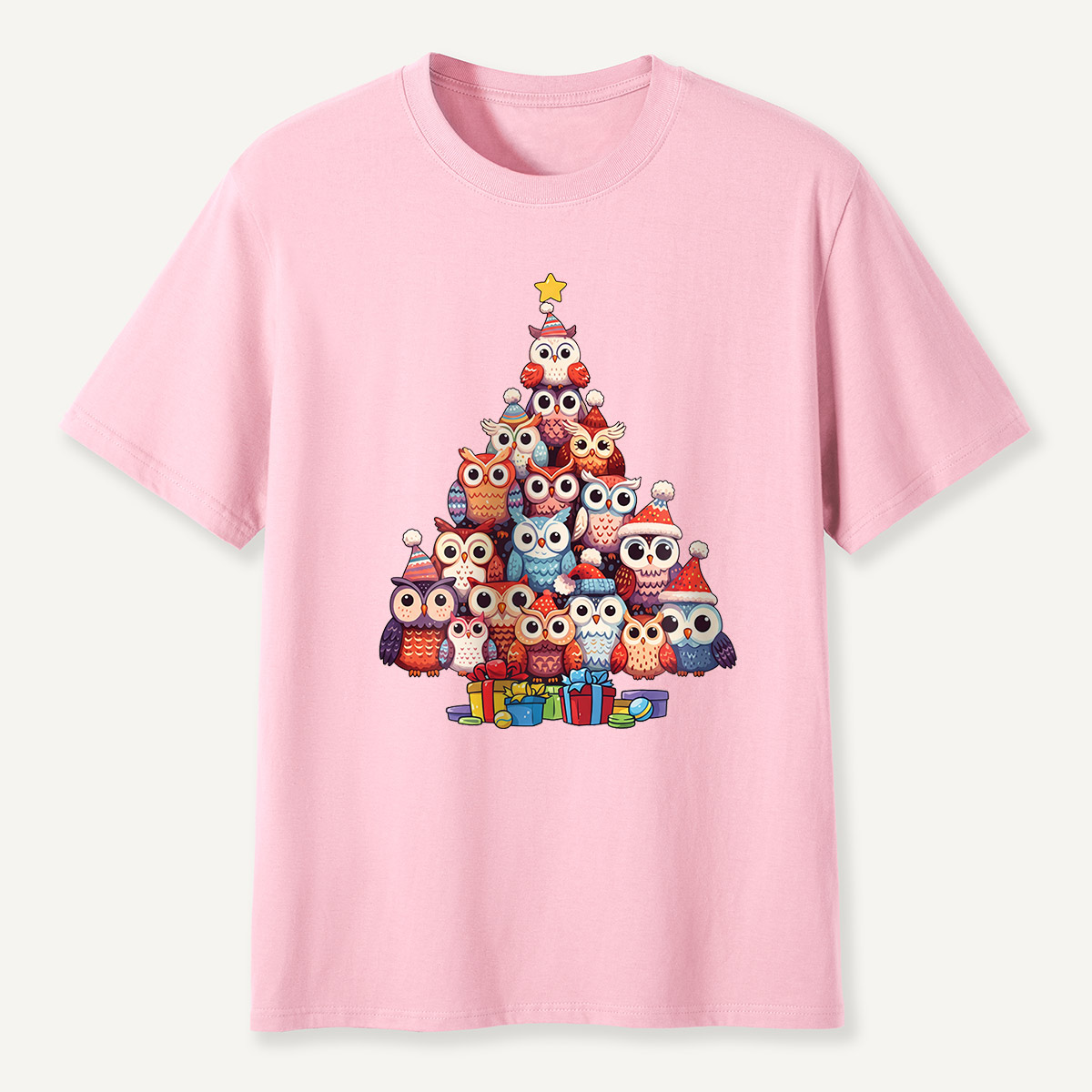 Owl Christmas Tree T-Shirt