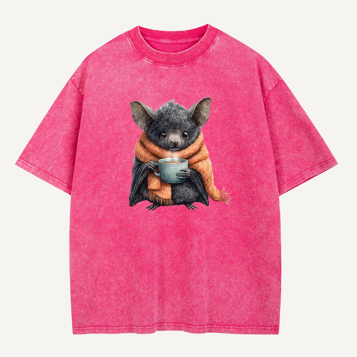 Coffee Before Cave Time Washed T-Shirt