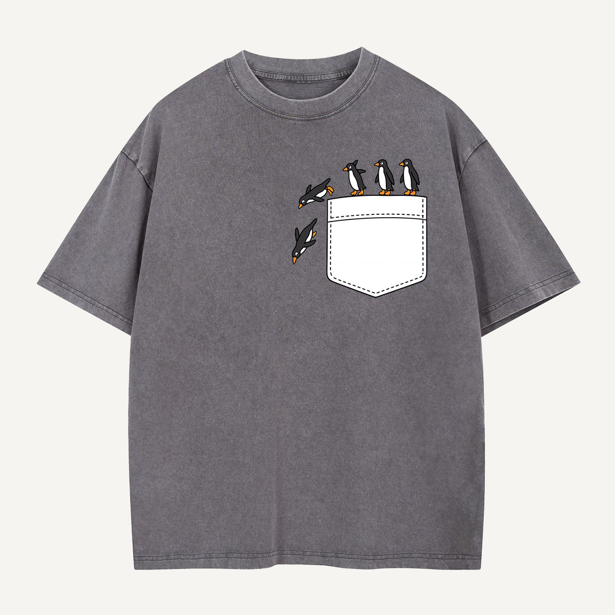 Title Tag Handle
Penguin Pocket Parade Washed T-Shirt