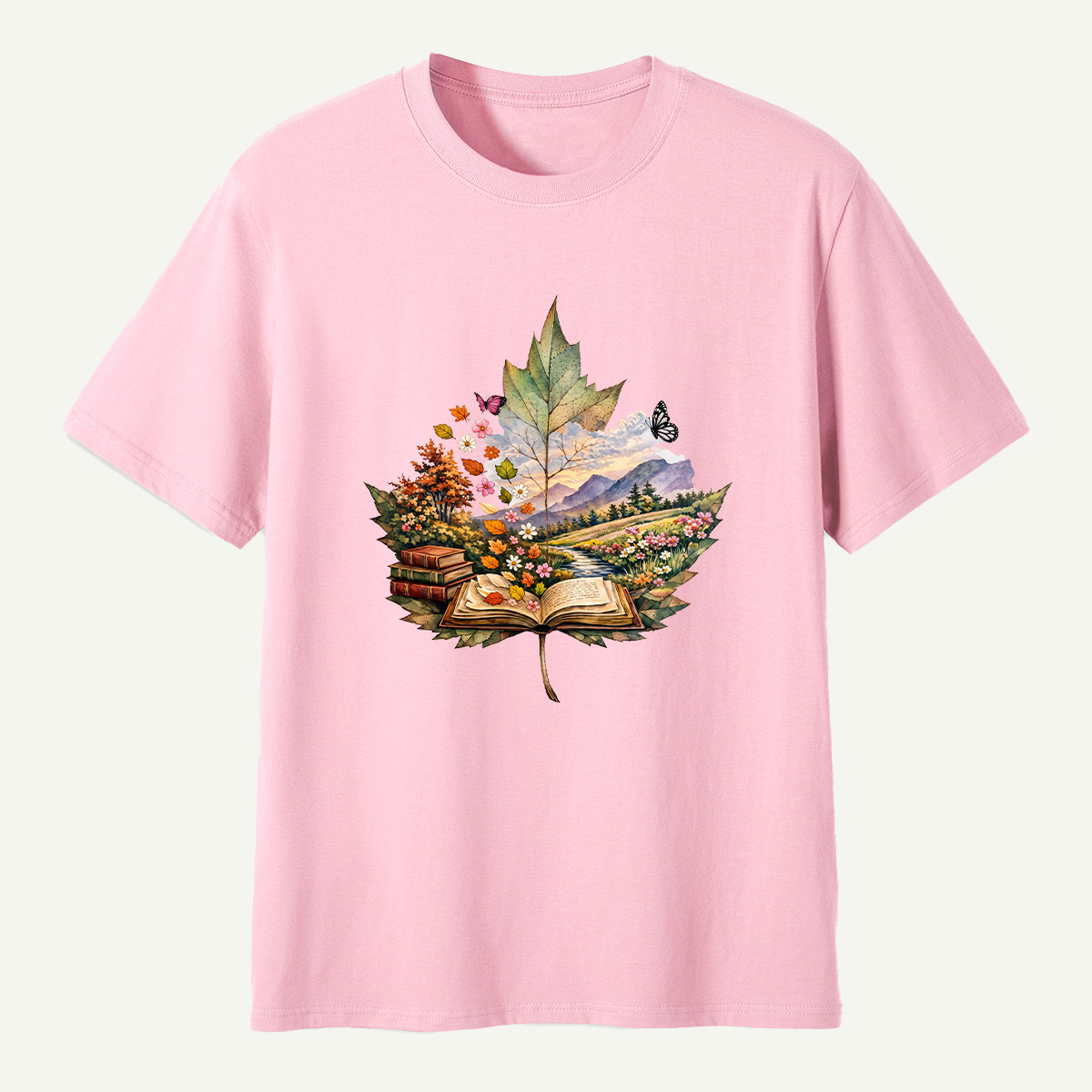 Autumn Leaf Forestscape T-Shirt