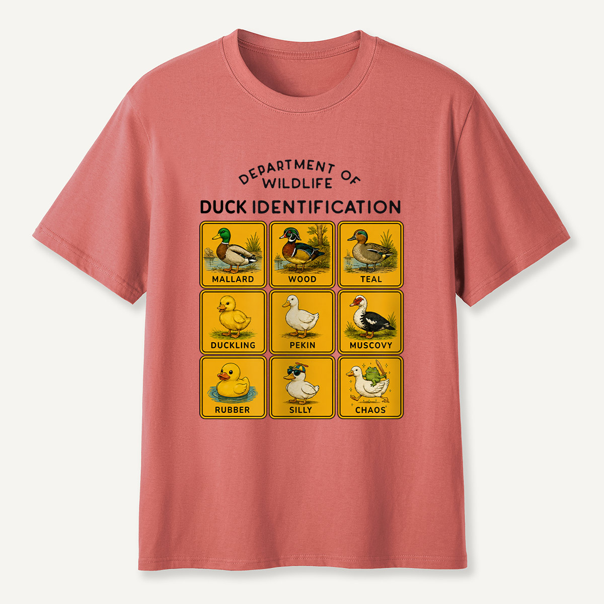 Department of Wildlife Duck Identification T-Shirt