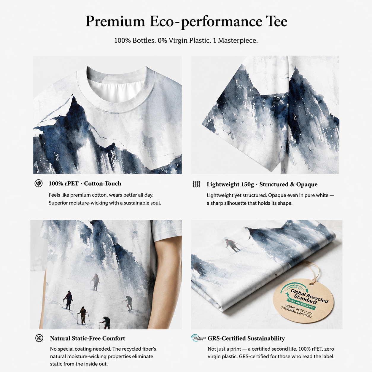 Frozen Mountain Explorer Premium Eco Tee