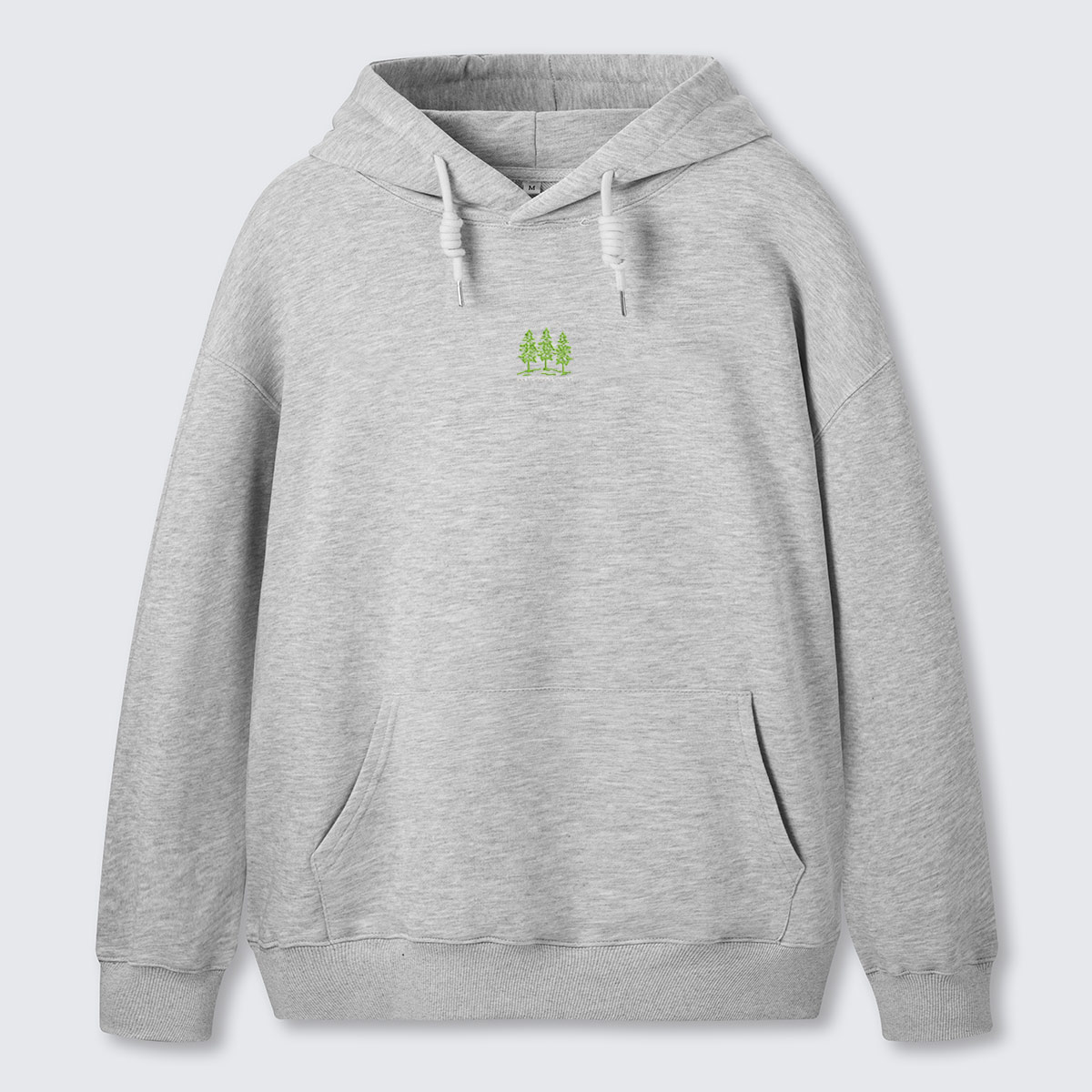 Three Trees Nature Quote Embroidered Hoodie
