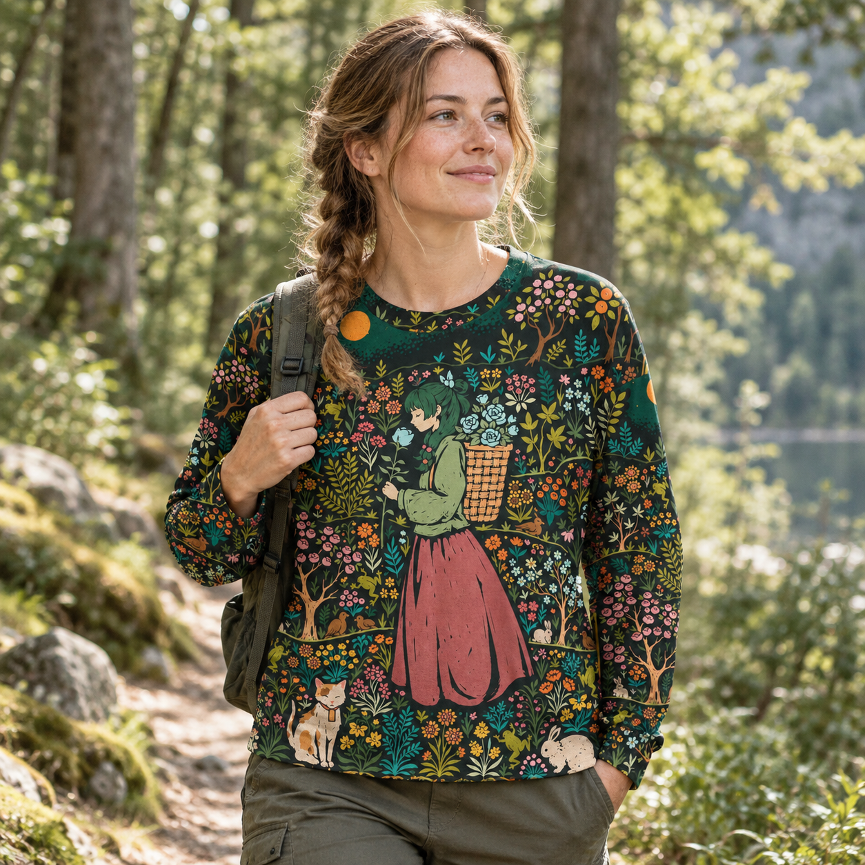 Midnight Garden Keeper Premium Pure Cotton Long Sleeves