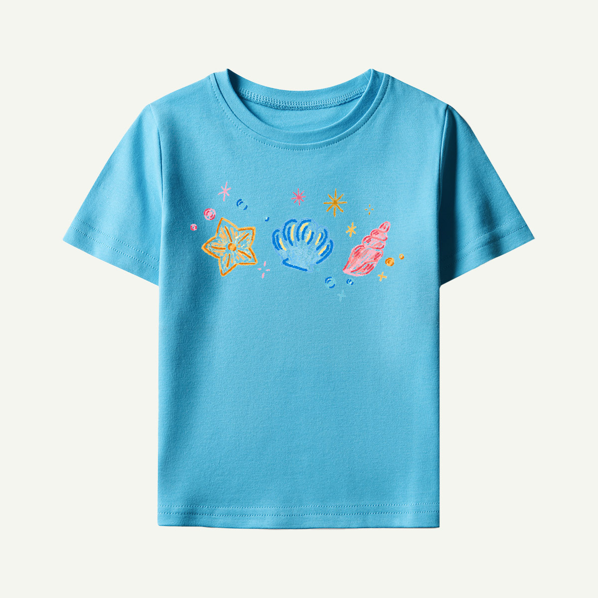 Sparkling Sea Treasures Navy Kids T-Shirt