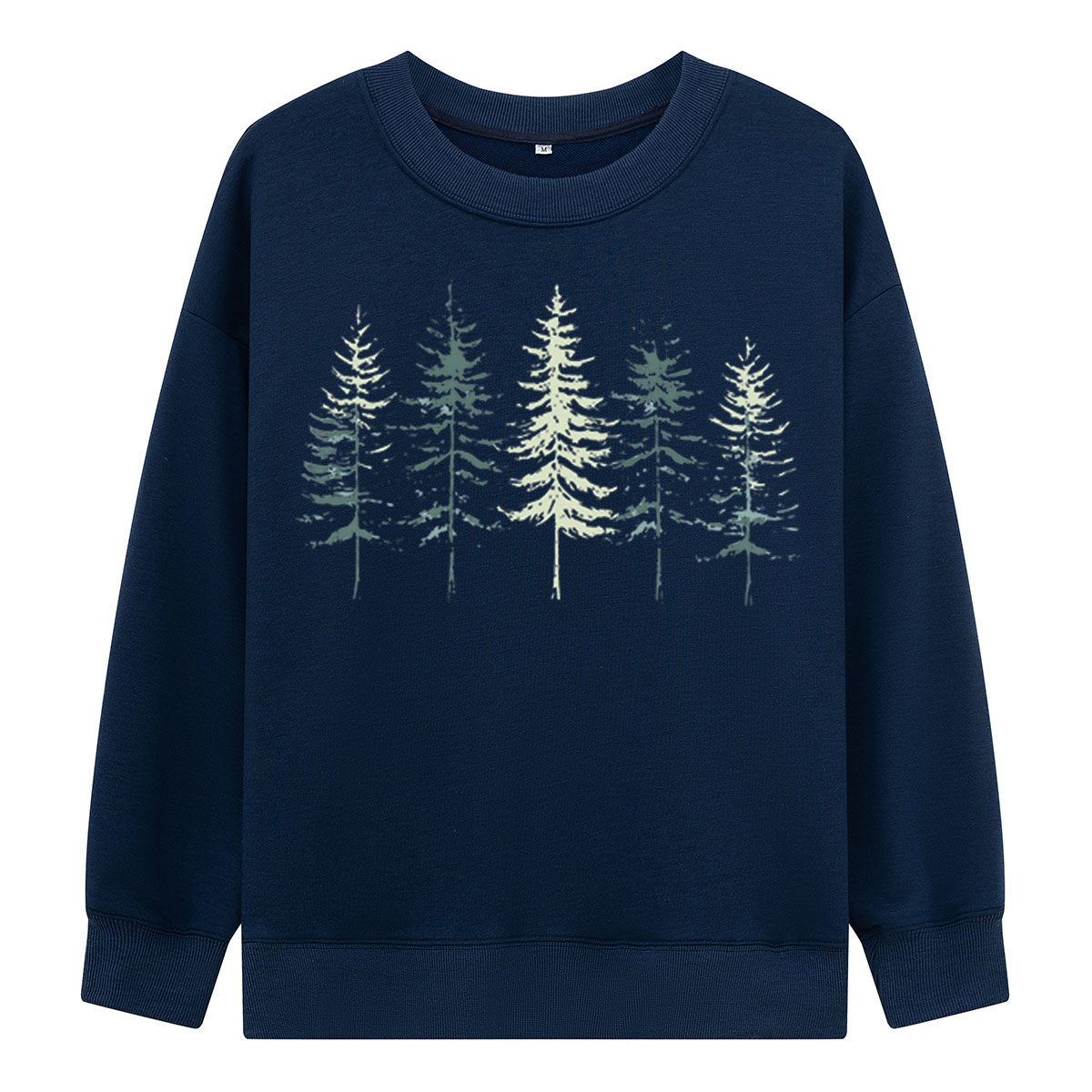 Minimal Pine Forest Silhouette Sweatshirts