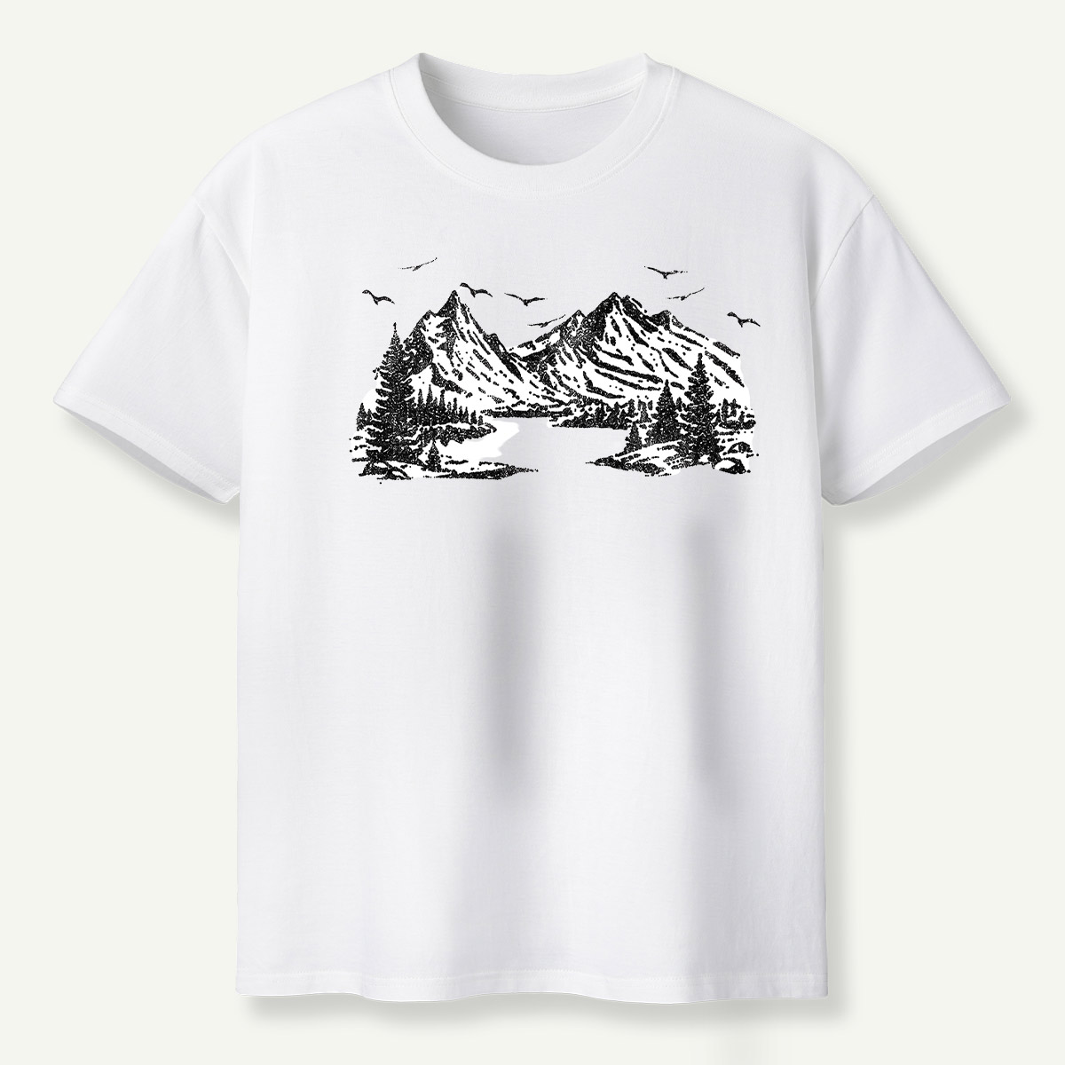 Mountain Valley Wilderness Sketch T-Shirt