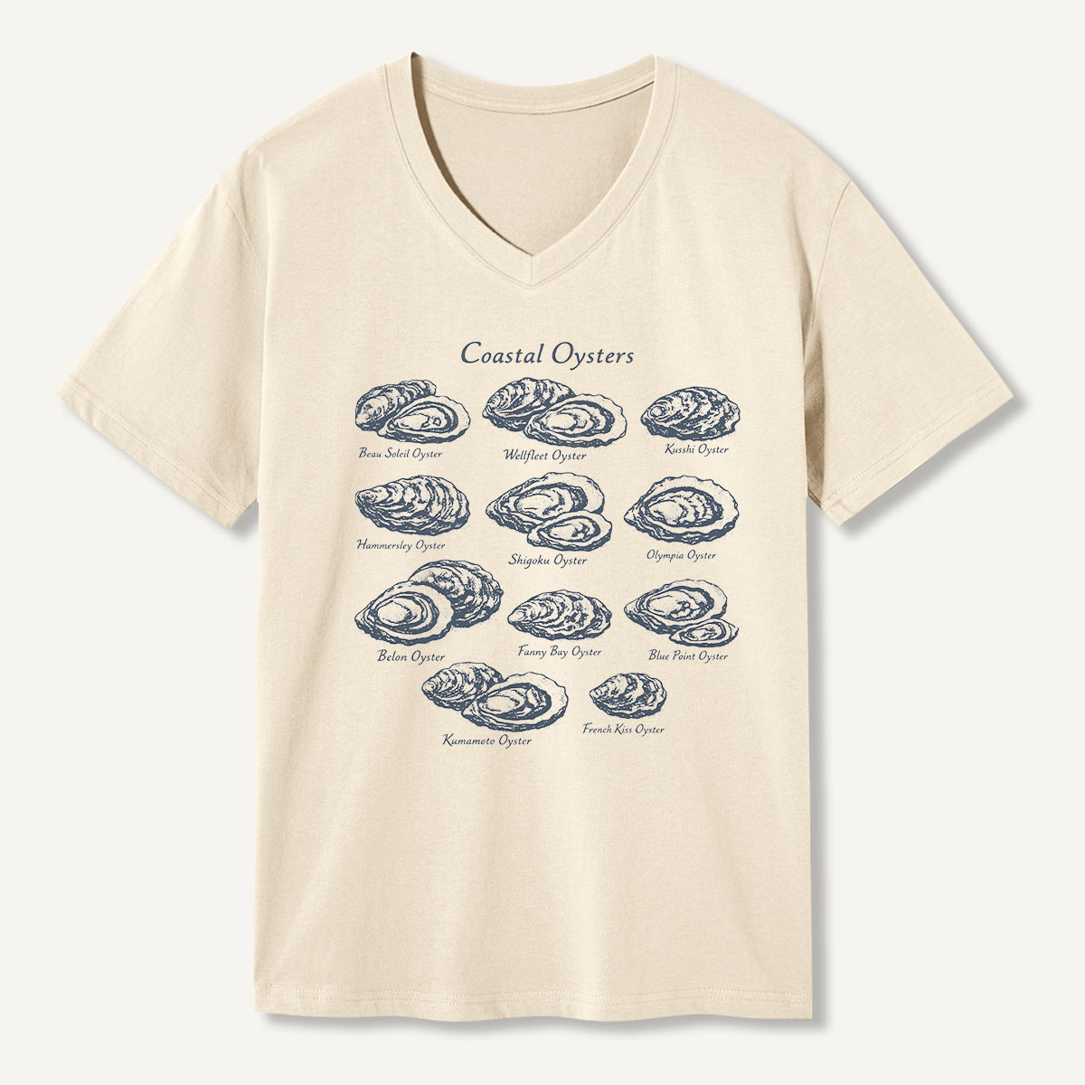 Curved Critters Armadillo Collection V-neck T-Shirt